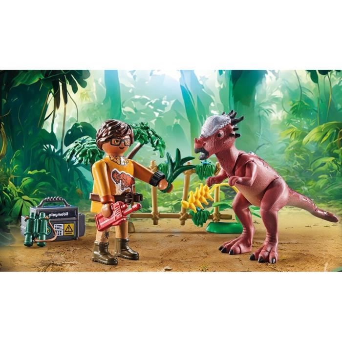 PLAYMOBIL 71822 Stygimoloch chercheur et accessoires Dinos 37 pieces Des Neuf - vue 3