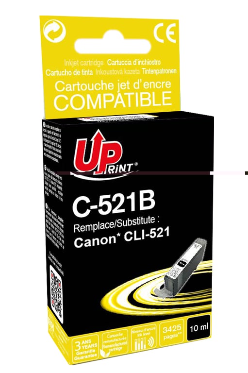 Cartouche compatible CLI 521BK - vue 2
