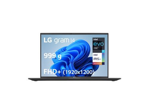Portátil LG gram 14Z90R-AA78F i7/16/1 14 Intel Core i7-1360P 16 GB RAM 1024 GB SSD Negro