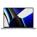 MacBook Pro M1 Pro (2021) 16', 1 To 10 cœurs 32 Go Apple GPU 16, Argent - QWERTY - Italien
