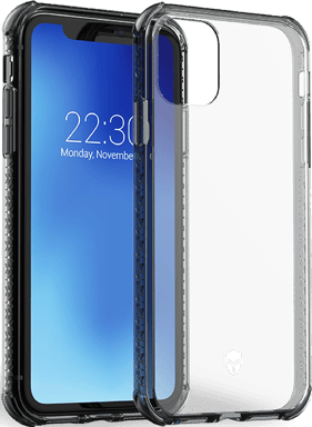 Coque renforcée iPhone XR / 11 AIR 2m Contour Gris + Garantie à vie Force Case