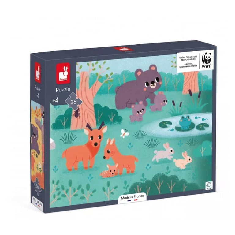 Puzzle 36 pièces : 4 saisons Juratoys Janod - vue 2