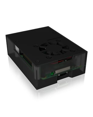 ICY BOX IB-RP108 Emplacement Anthracite, Noir