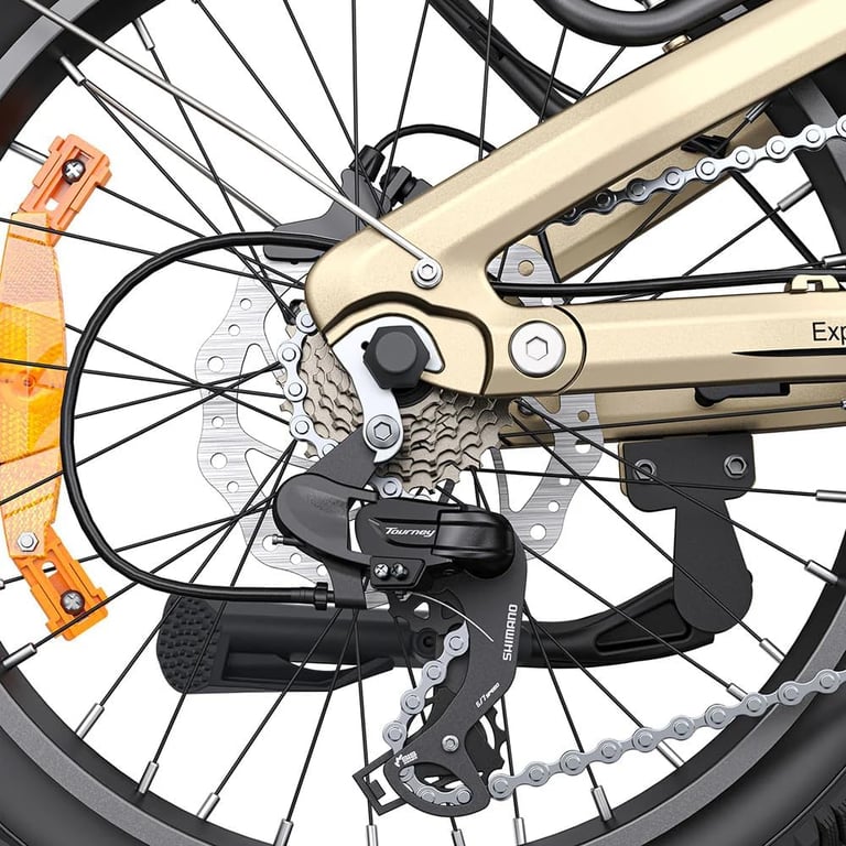 Vélo électrique compact tout suspendu ENGWE L20 3.0 Boost 20 pouces à gros pneus 75 Nm Boost Power avec batterie 48 V 13 5 Ah Neuf - vue 5