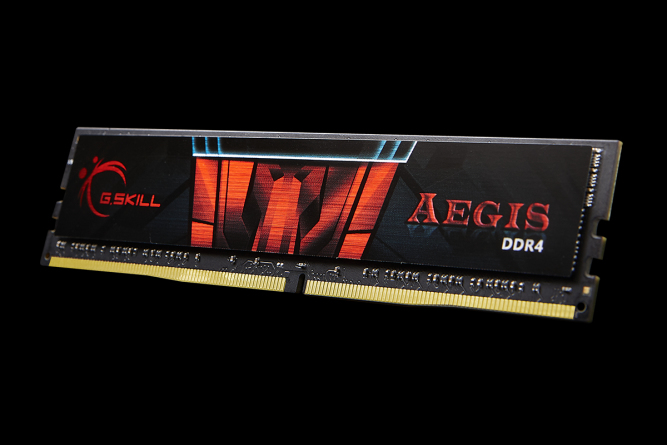 G.Skill Aegis 1 x DDR4 2400 MHz CL17 - vue 3