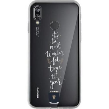 Coque pour Huawei P20 Lite Rigide avec Motifs Wonderful Time Transparent