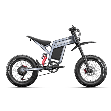 SHENGMILO S900 Bicicleta Eléctrica de Montaña de Doble Suspensión con Batería de 60 V y 30 Ah