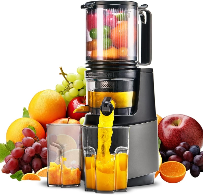 VENDOS85 Extracteur de Jus Lent &middot; 250?W, Large Ouverture, Pressage &agrave; Froid - Neuf