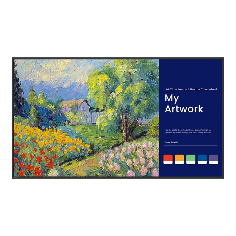 BenQ Monitor LED 65 4K UHD Android Luminosità 500 cdm² Contrasto 1200:1 - vue 2