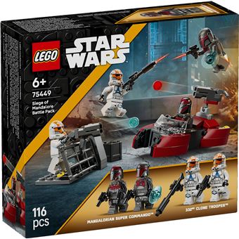 LEGO Star Wars 75449 Pack de combat Le Siège de Mandalore - Neuf