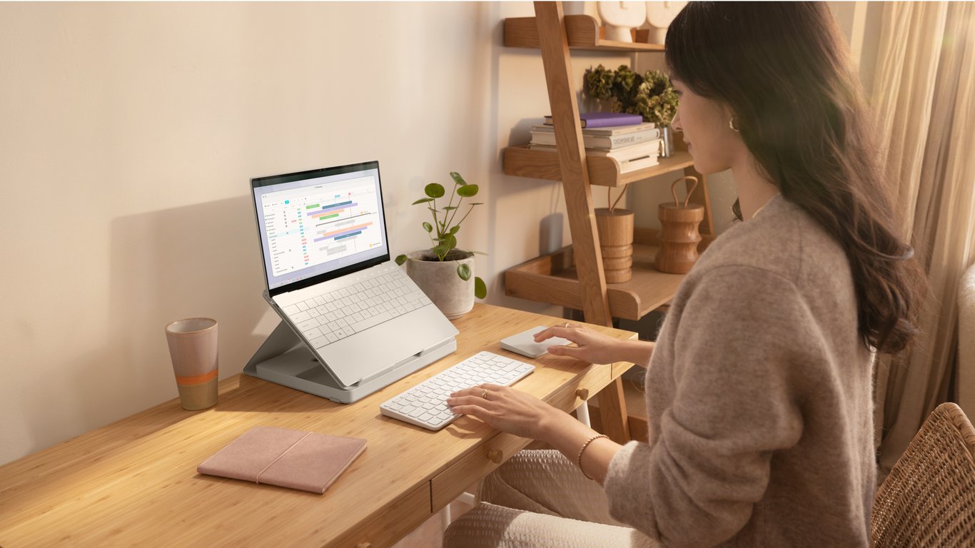 Logitech Casa Pop Up Desk CLASSIC CHIC UK - vue 6