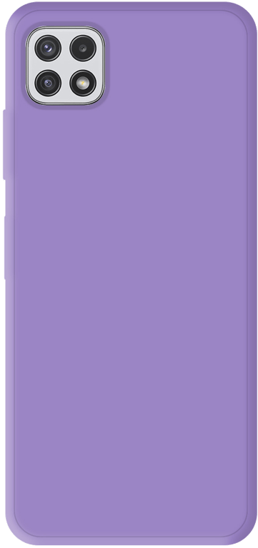 Coque silicone unie compatible Mat Violet Samsung Galaxy A22 5G