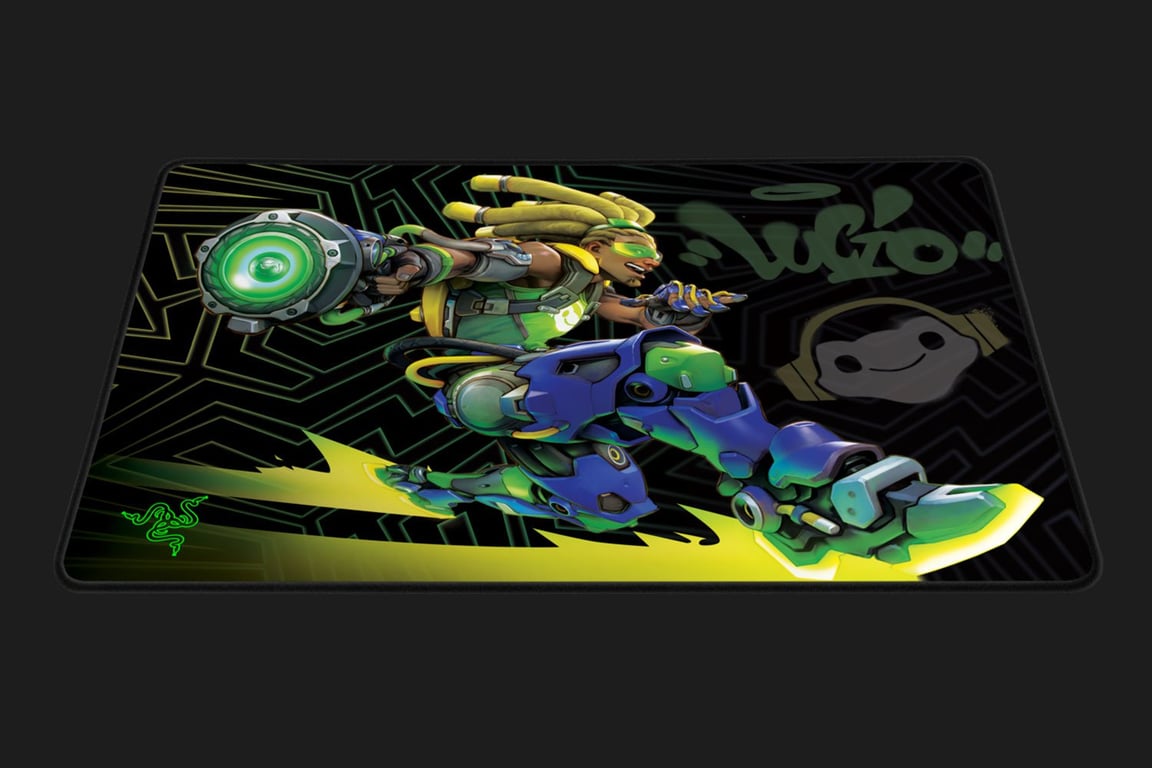 Tapis de Razer Goliathus Speed Overwatch Lucio Souple Standard Gamer - vue 4