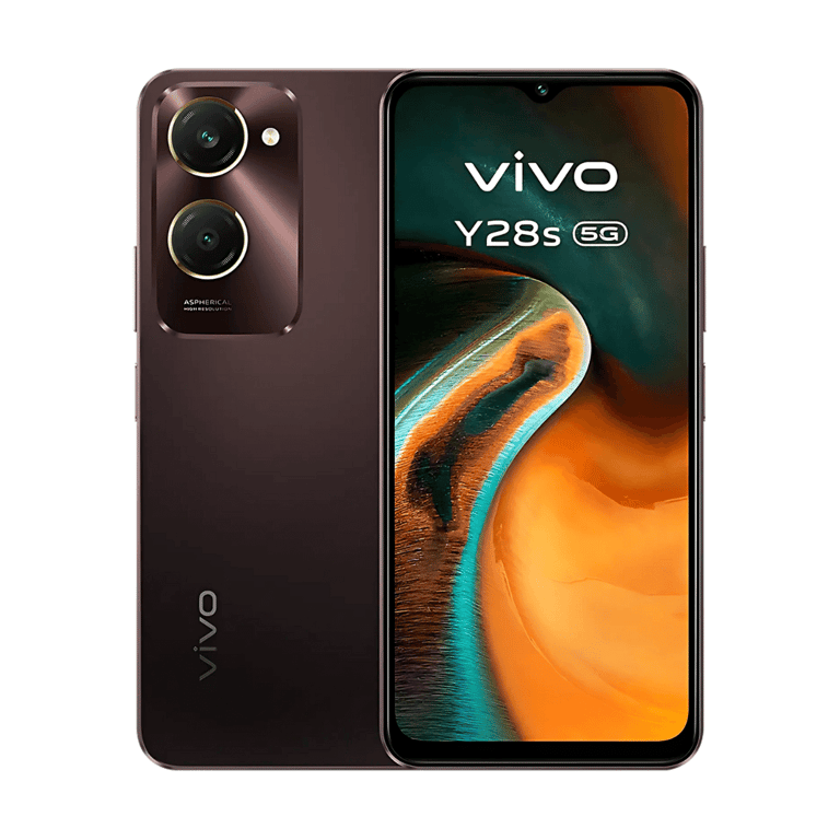 VIVO Y28s (5G) 128 Go, Marron (Mocha Brown) - Neuf