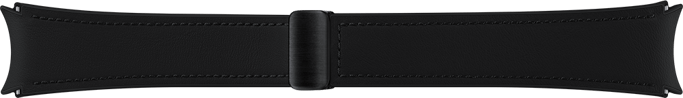 Bracelet Hybride en cuir pour G Watch Series 4/4 Classic/5/5 Pro/6/6 Classic 115mm, S/M Noir Samsung