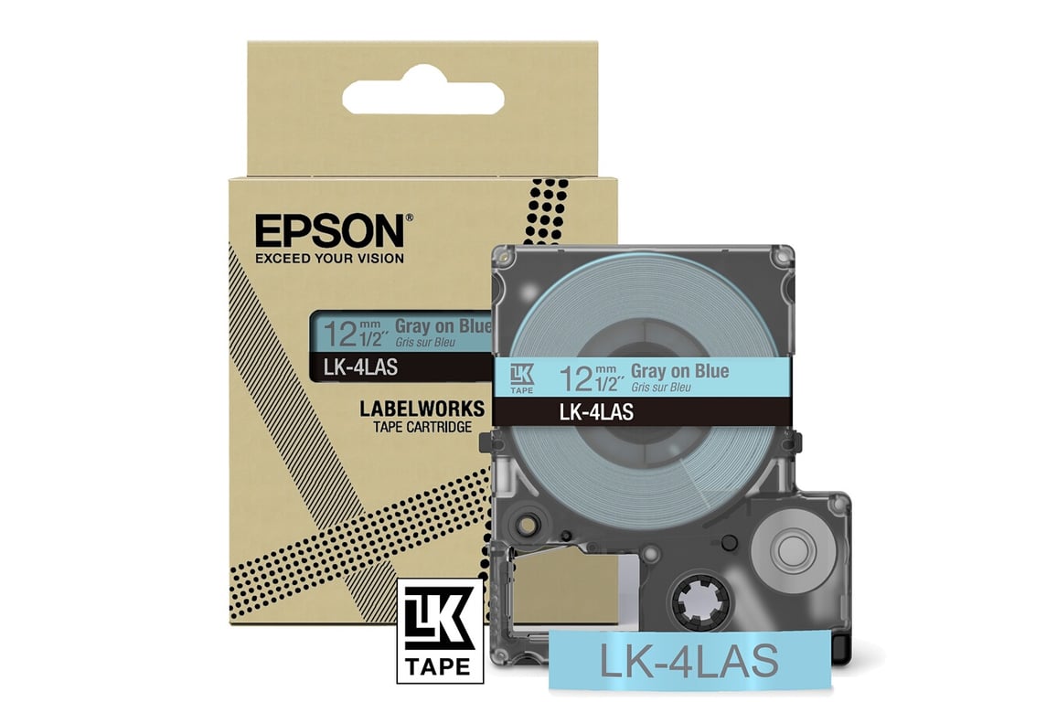 Cartouche d'encre Epson LK 4GAS pour LabelWorks LW C410 et LW C610 sur - vue 4
