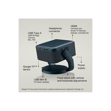Epson EF-22N Proyector de alcance estándar 3LCD 1080p (1920x1080) Negro, Azul