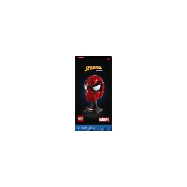 LEGO 76285 Maschera di Spider-Man Marvel per Adulti 487 pezzi Modello da esporre Rosso e nero