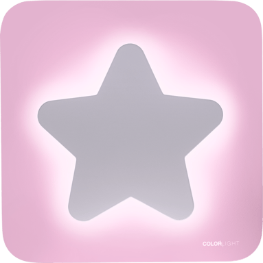 Altavoz Bluetooth estrella rosa para niños
