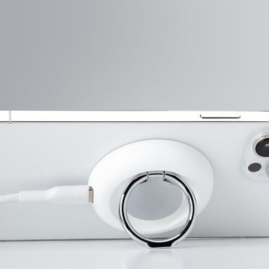 PURO PUCUSBCMAG2WHI cargador de dispositivo móvil Smartphone Blanco USB Cargador inalámbrico Interior