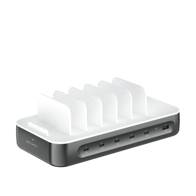Stazione ricarica 100W Multiport 5 USB-C + USB con 6 cavi