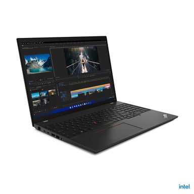 Lenovo ThinkPad T16 i5-1245U Ordinateur portable 40,6 cm (16'') WUXGA Intel® Core™ i5 8 Go DDR4-SDRAM 256 Go SSD Wi-Fi 6E (802.11ax) Windows 11 Pro Noir