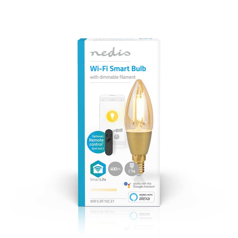 Ampoule Connectée Wi Fi LED 470lm E14 SmartLife Forme de Bougie Neuf - vue 3