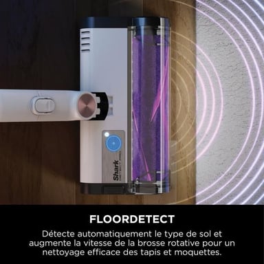 Shark IW3611EU aspirapolvere verticale e powerhead Batteria Bagless 0,42 L Blu, Bianco 2,5 Ah