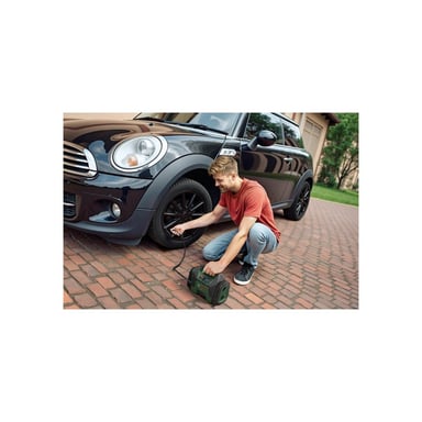 Compressore d'aria senza fili Bosch PAO 18V 10,3 bar 400 l/min LED Verde/Nero