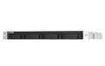 QNAP TS-453DU NAS Bastidor (1U) Intel® Celeron® J4125 4 GB DDR4 0 TB QNAP Turbo System Negro, Gris