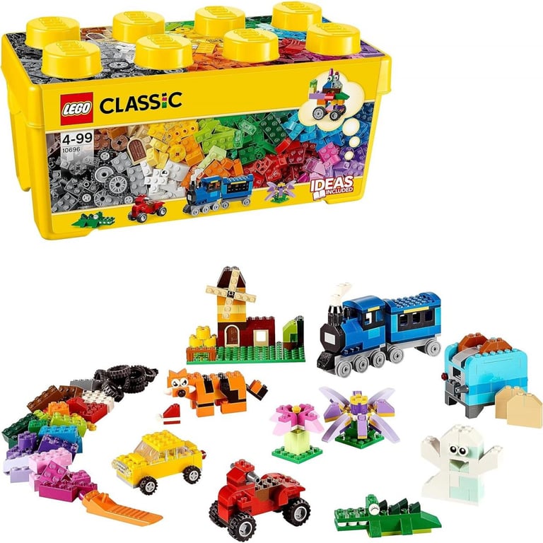 Boîte de Briques Créatives LEGO Classic - 35 Couleurs pour Tous les Âges - Neuf