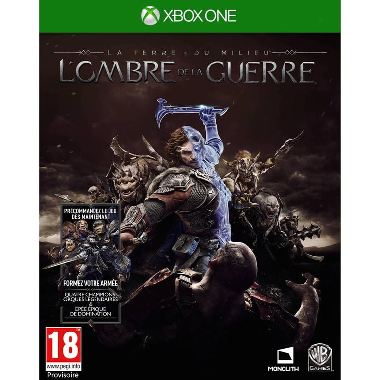 La du Milieu : 'Ombre de la Guerre jeu Xbox One - vue 2
