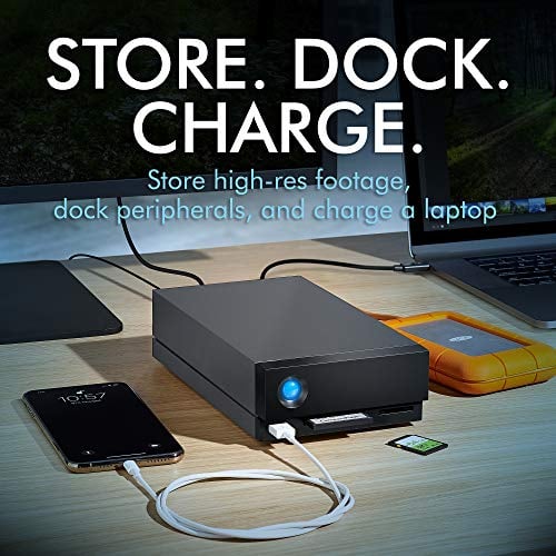 LaCie 1big Dock disque dur externe 24 To 7200 trmin 3.5 USB Type A / USB Type C 3.2 Gen 1 3.1 Gen 1 Neuf - vue 2
