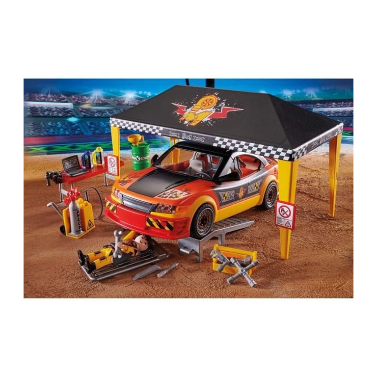 Stuntshow Monster Truck De Cascade 70550 Playmobil La Boite - vue 2