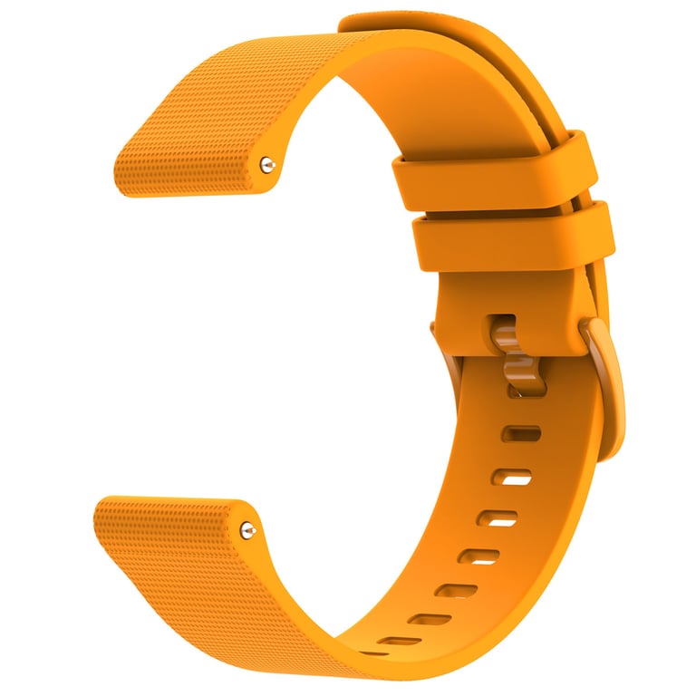 imoshion Bracelet sport en silicone avec boucle - Connexion universelle 22 mm - Orange - Neuf