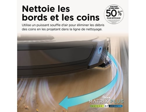 Aspirateur robot Shark Robot aspirateur et laveur de sols a autovidage 2 en 1 Shark Matrix Plus RV2620WAEU