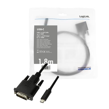 LogiLink UA0331 Adaptador gráfico USB Negro