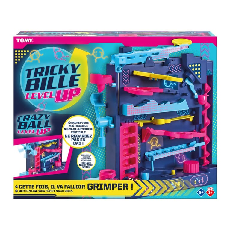 TOMY Tricky Bille Level Up – Parcours de Bille Vertical défiant la gravité – Jeu de logique et de Coordination œil Main – Jouets éducatifs pour Les Enfants de et Plus - vue 9