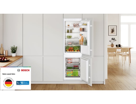BOSCH Réfrigérateur combiné intégrable 2 portes 260 No Frost KIN865SE0 - vue 7