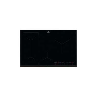 Table de cuisson à induction encastrable noire Electrolux EIL83443 78 cm 4 feux - Neuf