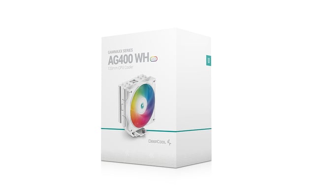 DeepCool AG400 WH ARGB Procesador 12 cm Blanco