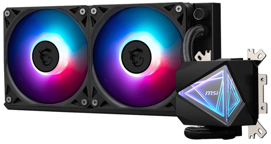MSI MAG Coreliquid I240 Boitier PC Refroidisseur de liquide tout-en-un 12 cm Noir 1 pièce(s) - Neuf