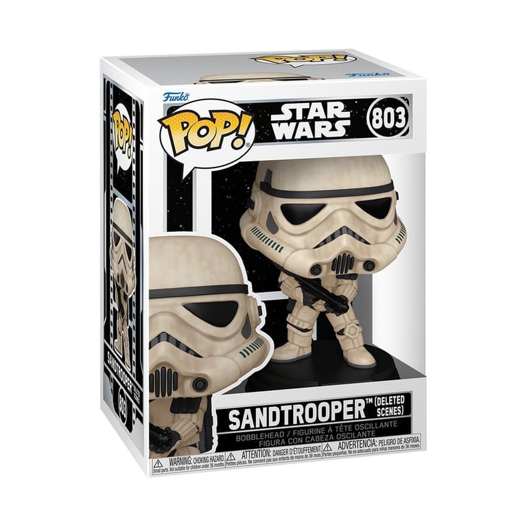 Star Wars Figurine POP! Bobble Head Sandtrooper Deleted Scenes 9 cm - vue 3