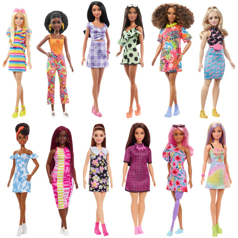 Poupée Barbie Fashionistas Brune FBR37 – Avec Combinaison à Pois - vue 4