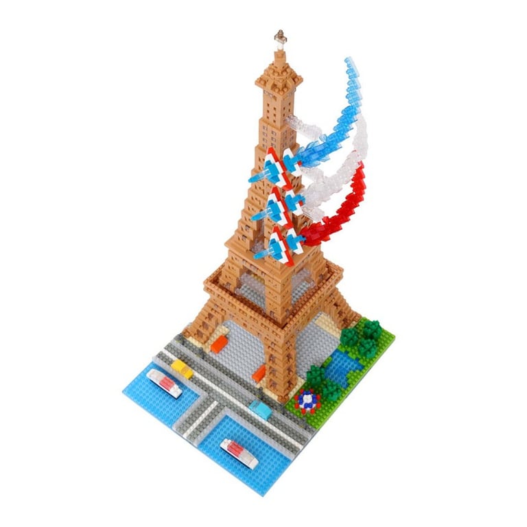 Nanoblock Bandai NB057 Tour Eiffel 500 pièces À monter soi même et plus - vue 4