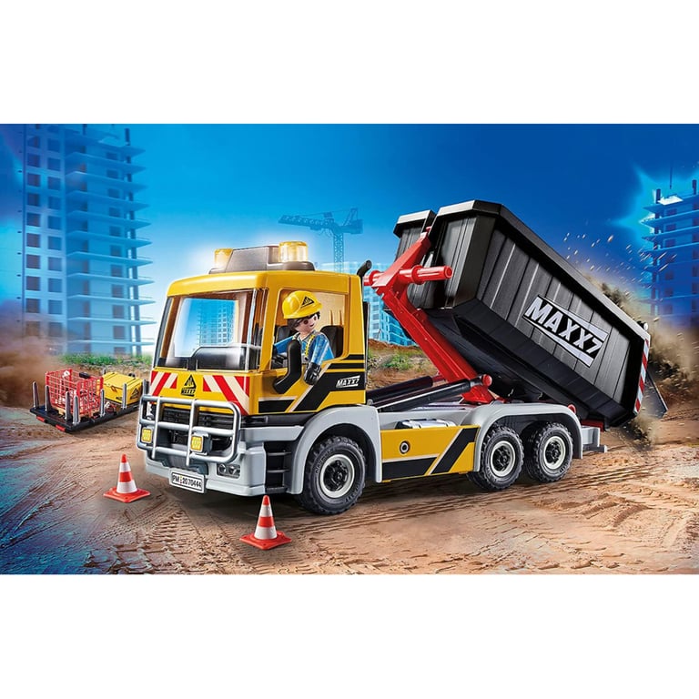 Playmobil 70445 City Action Construction Front End Loader with Movable Bucket for Children Ages 5+ - vue 5
