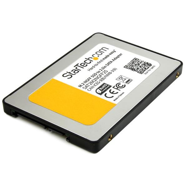 StarTech.com Adaptateur SSD .2 NGFF vers SATA III de 2 5 Convertisseur de lecteur à état solide avec boîtier de protection Neuf