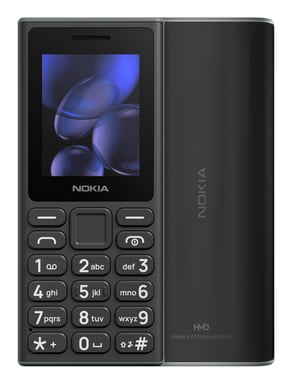 Nokia 105 (2024) 5,08 cm (2'') 77,5 g Negro Característica del teléfono