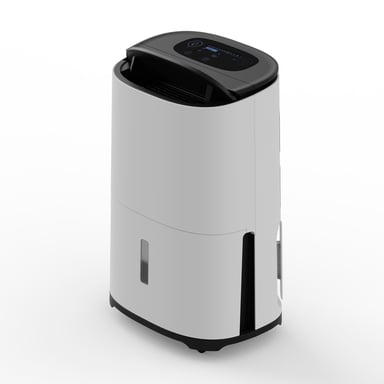 Deumidificatore MeacoDry Arete® Two 12L, controllo tramite app, ultra silenzioso, filtro HEPA, asciugatura dei vestiti rapida, basso consumo, ideale per case con 1-3 camere da letto.