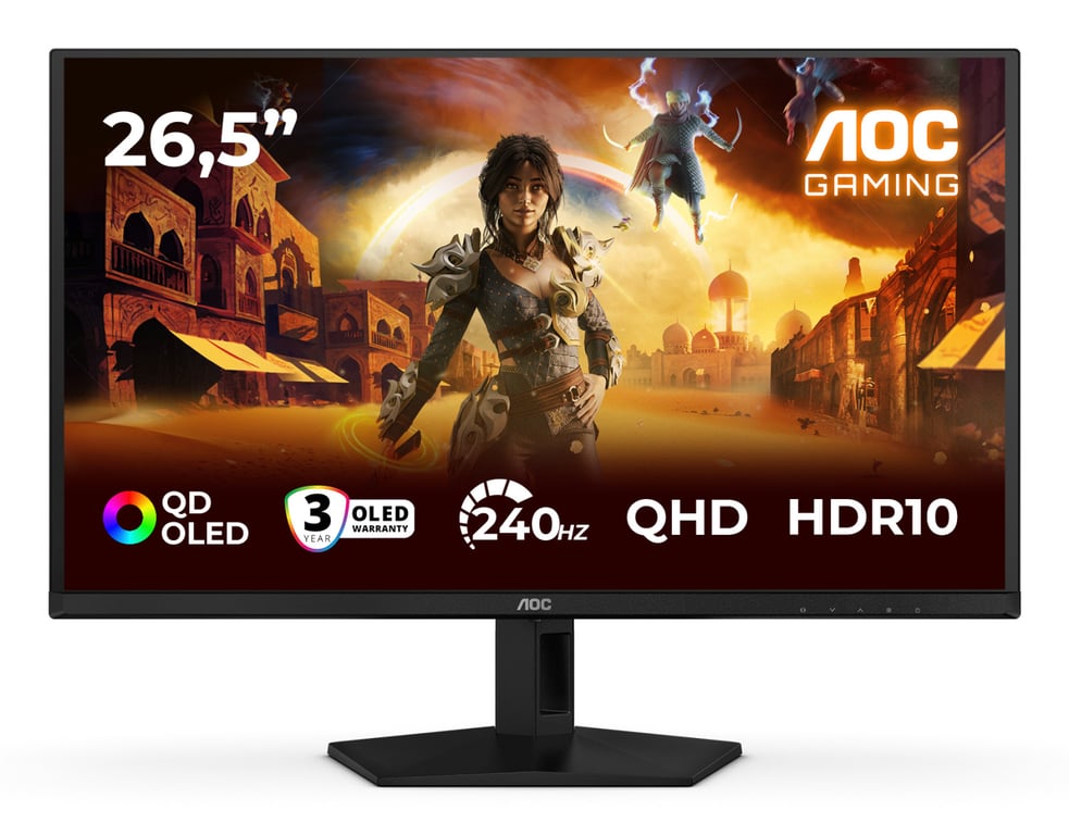 AOC G4 Q27G41ZDF écran plat de PC 67 3 cm 26.5 2560 x 1440 pixels Quad HD QD OLED Neuf